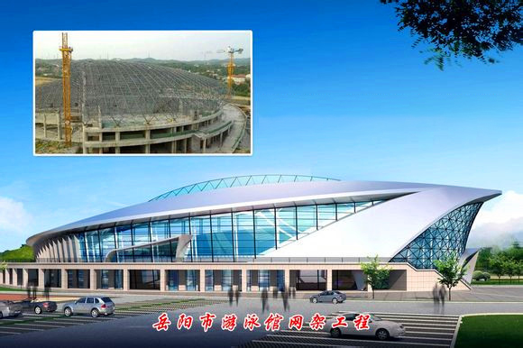 岳阳游泳池网架
